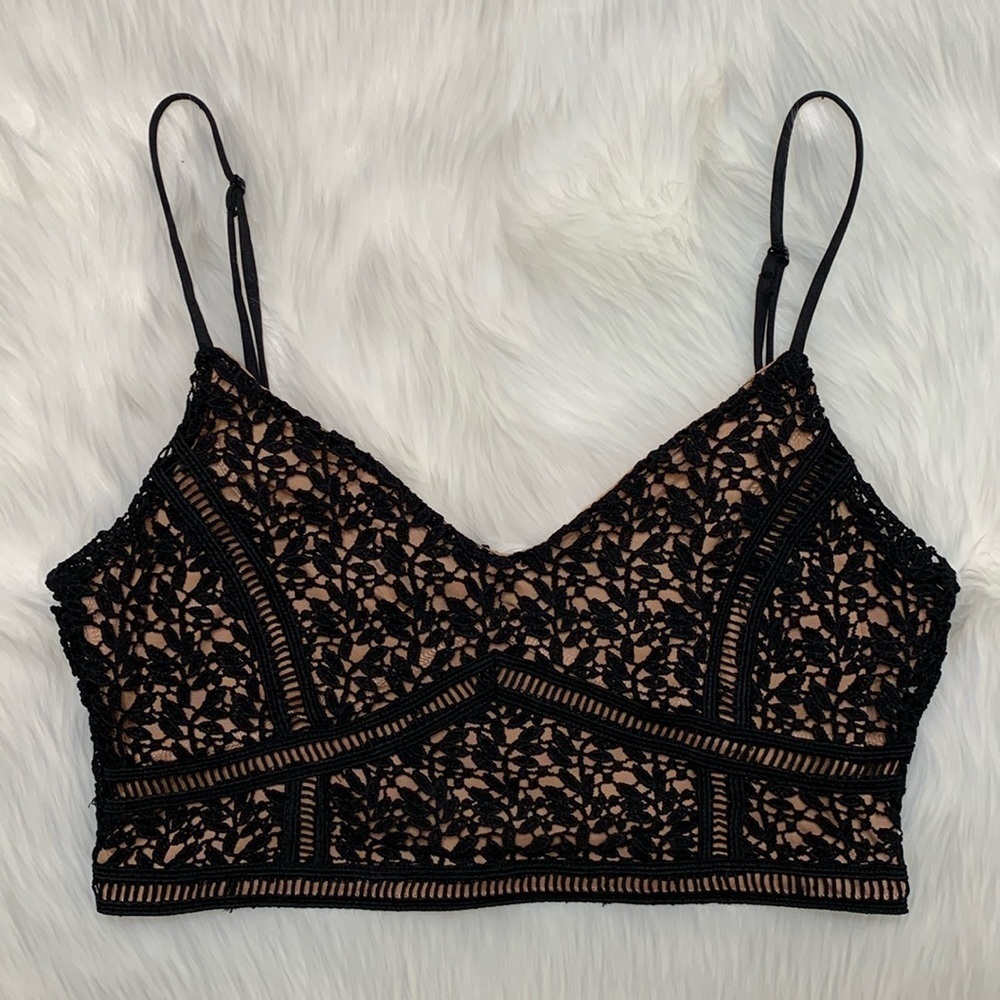 Kendall & Kylie Crochet Crop Top